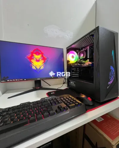 PC Gamer COMPLETO RYZEN 5 +RX6600 + 1 ano de garantia e em até 12x