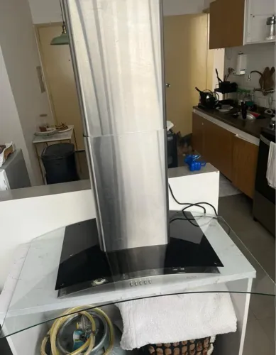 Coifa em aço inox