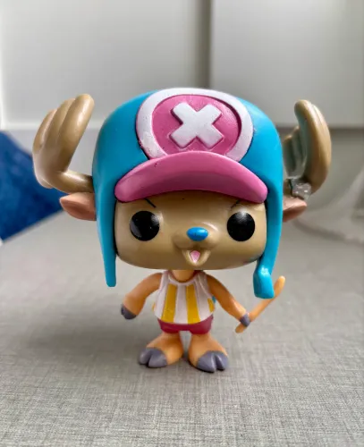 Boneco Funko Pop! do personagem TonyTony Chopper, da série de anime e mangá One Piece