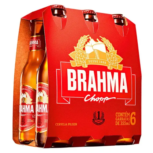 CAIXA COM 6 BRAMAH CHOPP 355ML