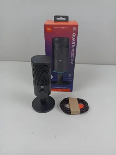 Microfone Gamer Jbl Quantum Stream Preta - Semi-novo