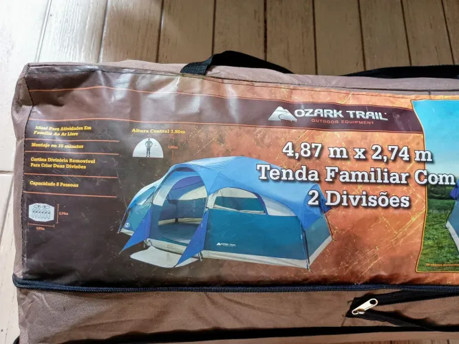 Barraca de camping p/ 10 pessoas