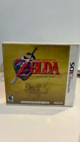 Zelda Ocarina of Time 3ds na caixa com manual 