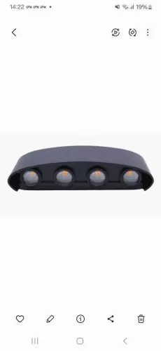 Refletor LED para área externa 4 Lâmpadas