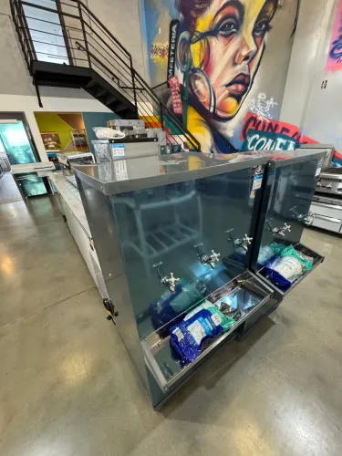 Bebedouro de água industrial inox 100L novo 