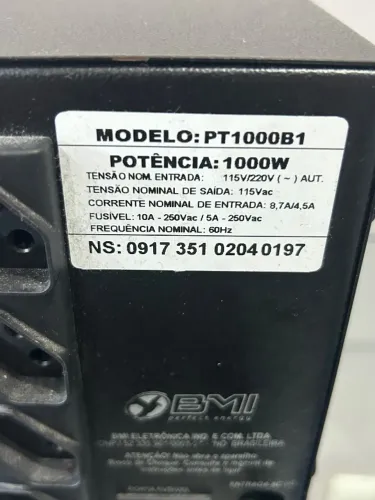 Estabilizador de computador seminovo  1000va