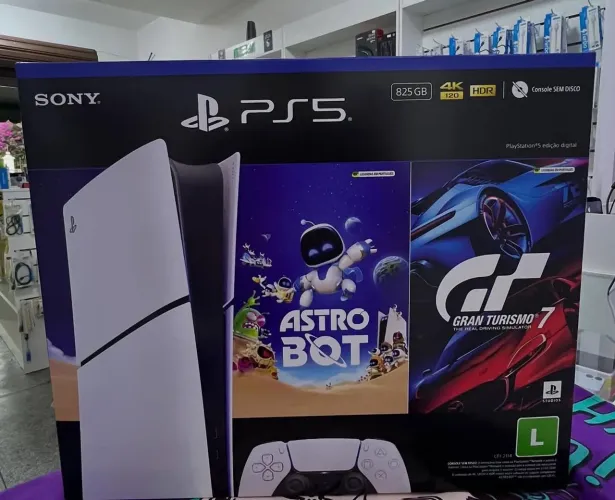 Ps5 slim lacrado na garantia