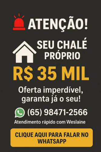 Seu Chalé próprio 