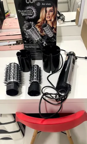 Escova Secadora Rotativa Diamond Rotating Conair - POLISHOP