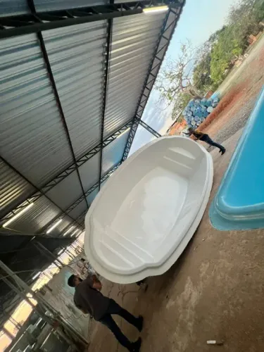 Piscina de Fibra de Vidro - Nova! Crytal 6 metros