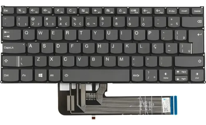Teclado Para Notebook Lenovo Flex 14iml-81xg, flex 14il, conf. no site