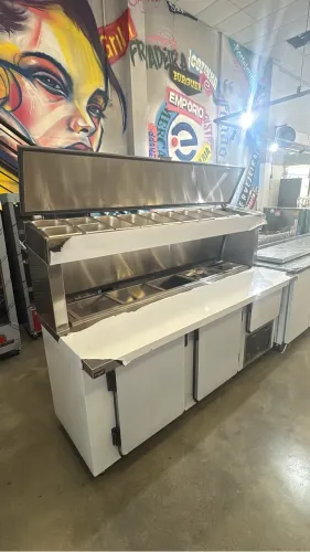 Balcão refrigerado condimentadora dupla 2,00m novo