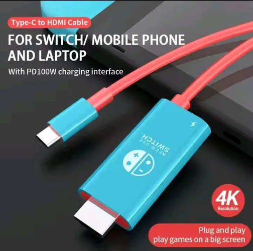Cabo tipo C para HDMI - 4k. 2metros ( lacrado).