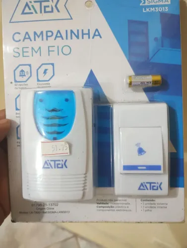 Campainha sem fio ATEX - LKM3013