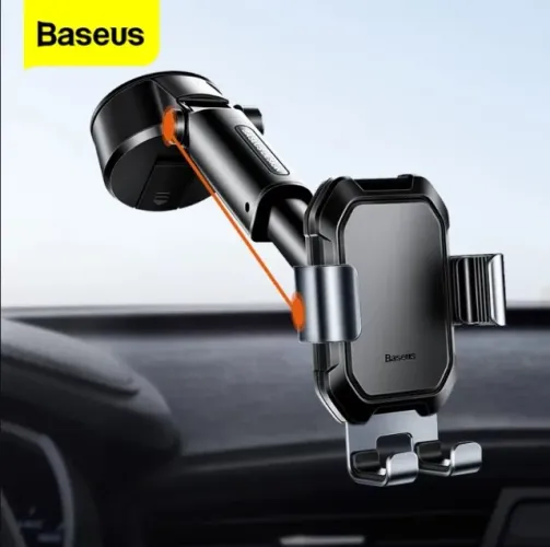 Suporte Celular Veicular Baseus Premium Ajustável Gps - Uber