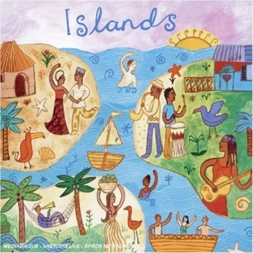 Cd de 1997 importado Islands - Coletânea Putumayo World Music - Cuba, Hawaii e Madagar