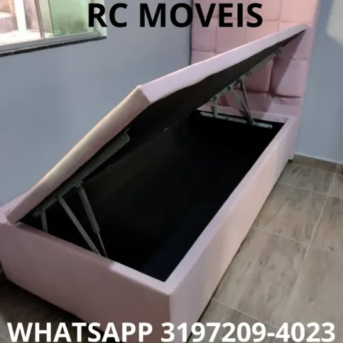 Cama Box Baú Solteiro 88x1.88 - Qualidade e Durabilidade