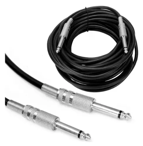 Cabo P10 Para P10 de 10 metros Para Instrumentos Músicas e Mesa de Som Novo