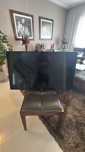 tela tv queimada 40 polegadas aoc raku tv