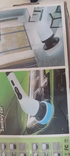 Escova Elétrica para Limpeza de Carros e Banheiros