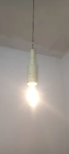 Luminárias feita com fibra de sisal 