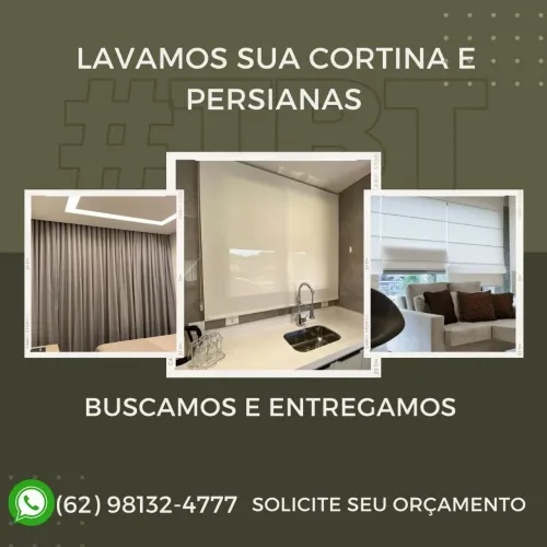 Limpeza Profissional de Cortinas e Persianas - Retirada e Entrega Grátis!