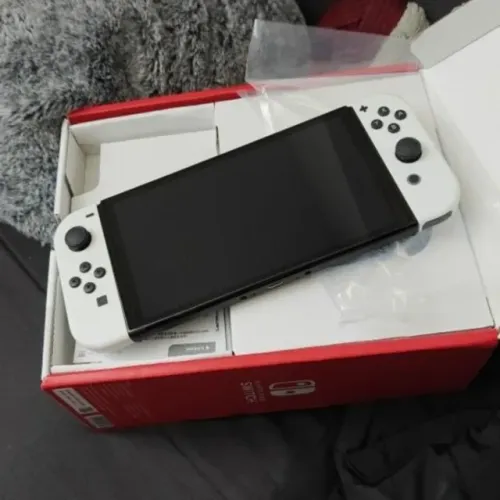 Nintendo Switch OLED Novo | Desbloqueado + SD 256GB + Garantia - Multivendas Store