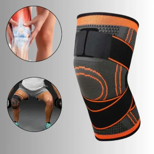 joelheira Ajustável Esportiva De Compressão Ortopédica 