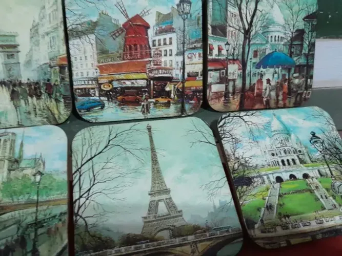 Porta Copos Made in Paris - França 