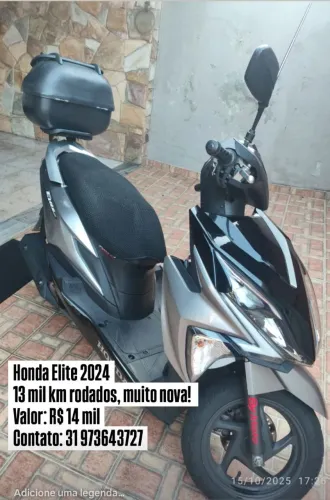 Honda Elite muito Nova!