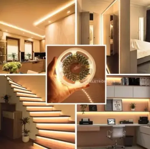Fita LED Branco Quente 5 Metros