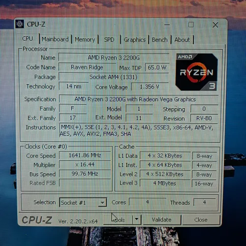 Processadores rayzen 3 2200g