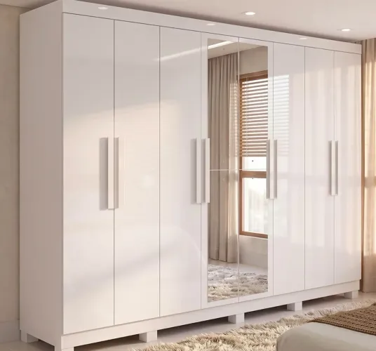 Guarda Roupa Branco - NA CAIXA