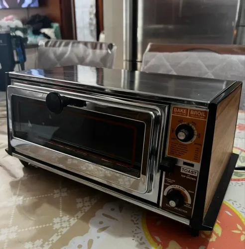 Forno Elétrico Vintage GE Toast-R-Oven Assa Grelha Tosta Doura Importado EUA