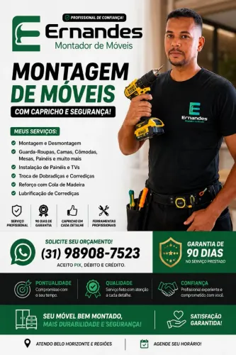 MONTADOR DE MÓVEIS PROFISSIONAL