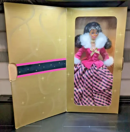 BONECA BARBIE NEGRA WINTER RHAPSODY NOVA LACRADA. CAIXA EM ÓTIMO ESTADO