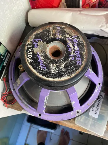 Fone de 12 bravox endurance 600rms 