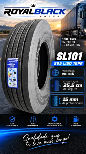 ROYAL BLACK SL101 295 LISO 18PR