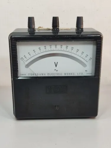 Funcionando LEIA a Descrição do anuncio- Voltímetro Analógico Yokogawa Yew Vj6 (Usado)