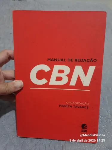 Livro MANUAL DE REDAÇÃO CBN