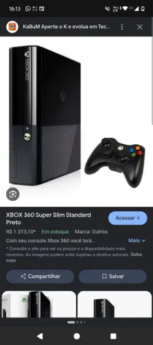 Xbox 360 super slim com HD de 500 gb