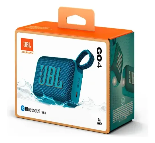 Alto-falante JBL Go 4 Portátil Com Bluetooth Waterproof Azul 127/220V