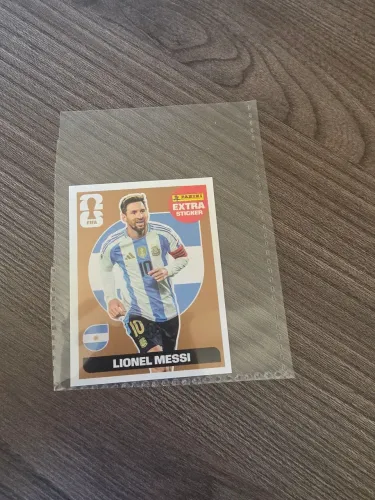 Figurinha Extra Sticker Lionel Messi Bronze Copa Do Mundo 2026 Panini Original