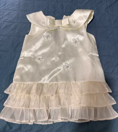 Vestido infantil veste 1 a 2 anos