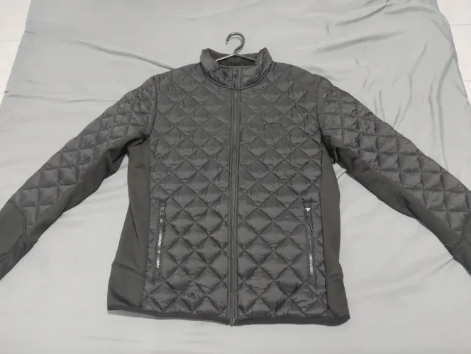 Jaqueta Trimark masculina tamanho XL preta acolchoada