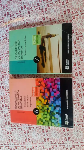 Fundamentos de Matemática Elementar Kit Vols 6 e 7. Livros usados em excelente estado!