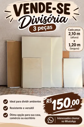 Divisória de loja