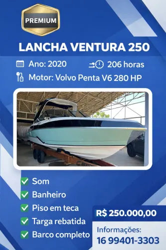 Lancha Ventura 250 confort