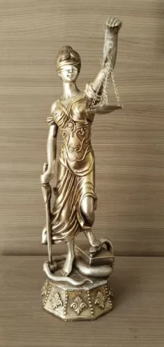 Estatua Deusa Da Justiça - Jus Direito Grande 45cm