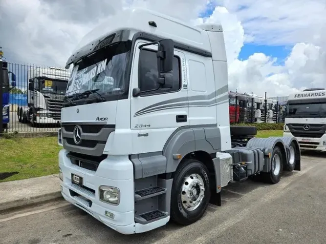 Mercedes Benz Axor 2544 6x2 Ano 21 Teto Alto Automático Com Ar Condicionado